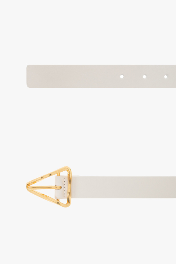 bottega rectangle-frame Veneta Leather belt