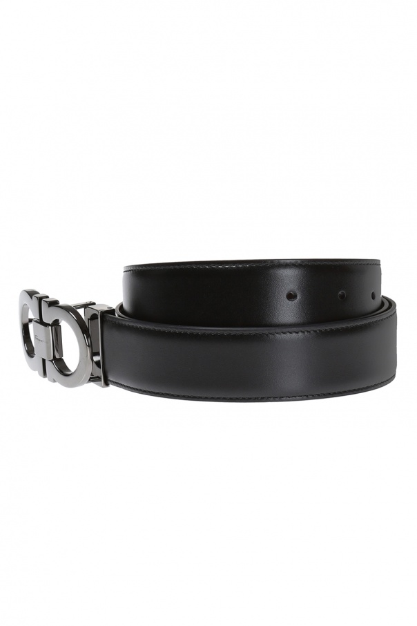 FERRAGAMO Reversible leather belt