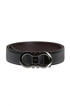 Reversible leather belt