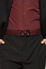 FERRAGAMO BURGUNDY Reversible belt