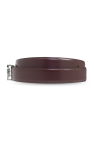 FERRAGAMO BURGUNDY Reversible belt