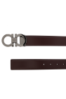 FERRAGAMO BURGUNDY Reversible belt