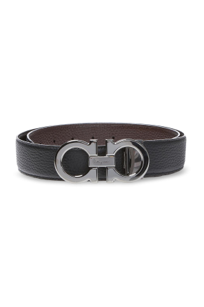 Logo-buckled belt