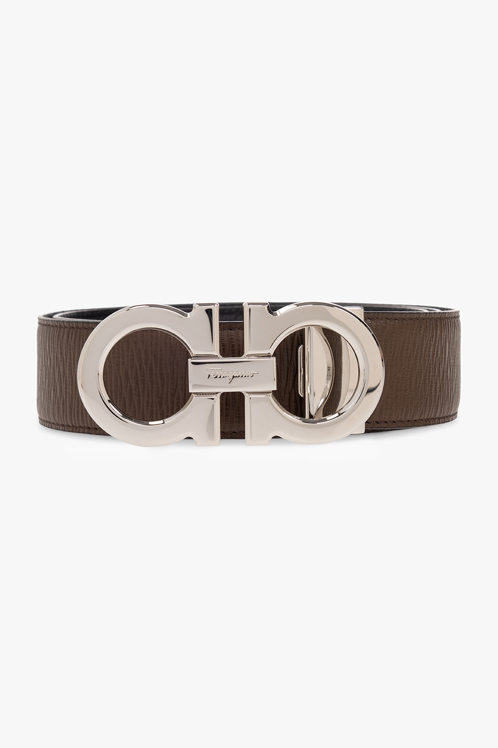 FERRAGAMO Reversible belt with logo, Men's Accessories