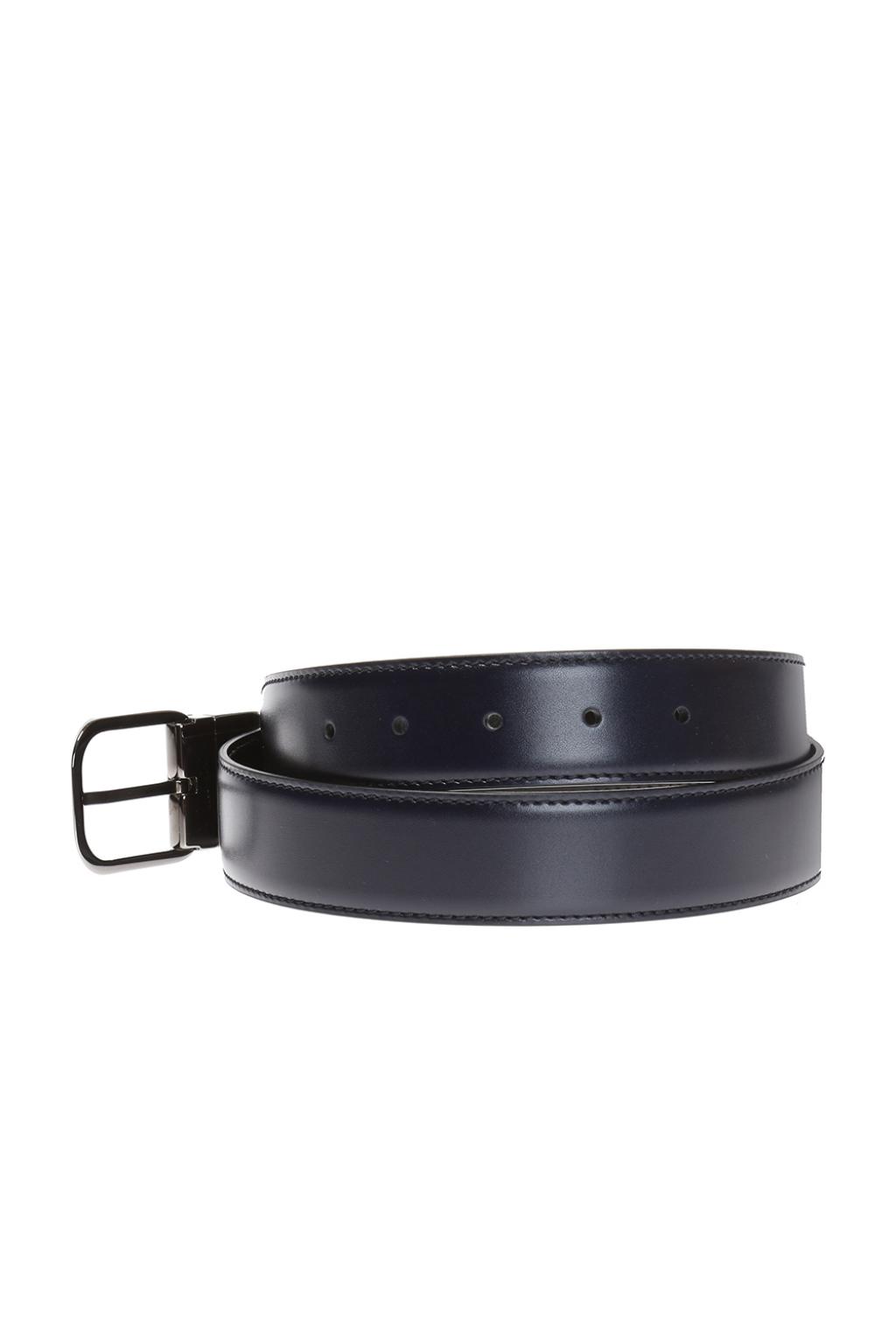 Black Reversible belt with logo FERRAGAMO - Vitkac TW