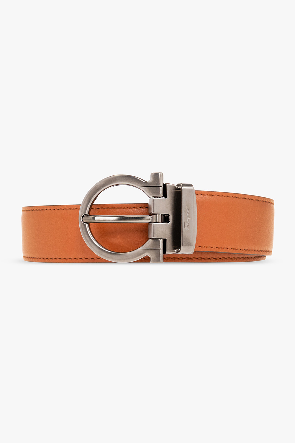 FERRAGAMO Reversible belt with logo, Men's Accessories
