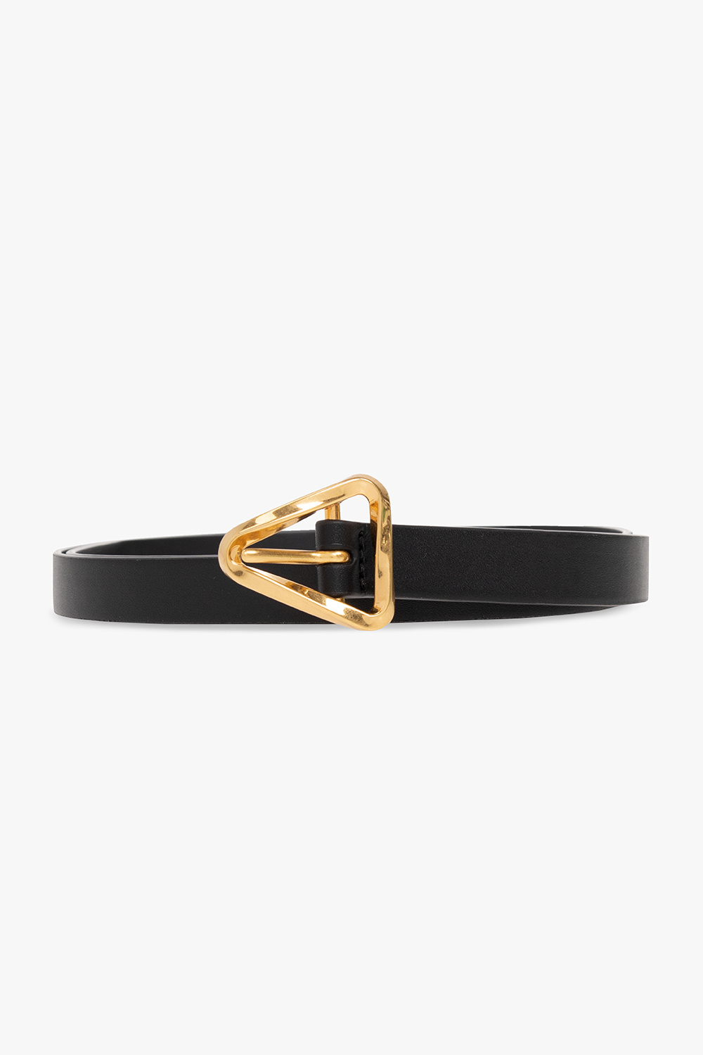 bottega Grey Veneta Leather belt