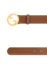 Gucci BROWN Leather belt