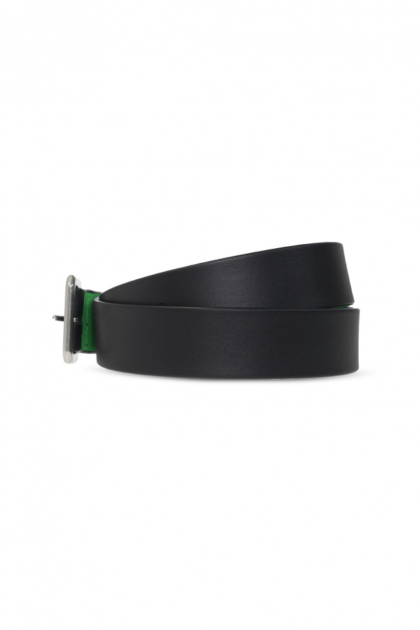 bottega rubber Veneta Reversible leather belt
