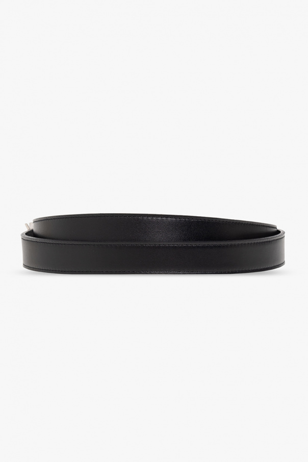 Saint Laurent Leather belt with sunglasses