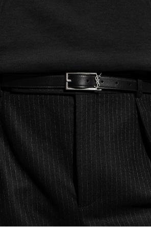 Leather belt with logo od Saint Laurent