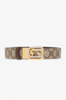 Gucci beige Monogrammed belt