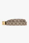 Gucci beige Monogrammed belt
