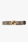 Gucci beige Belt in GG Supreme canvas