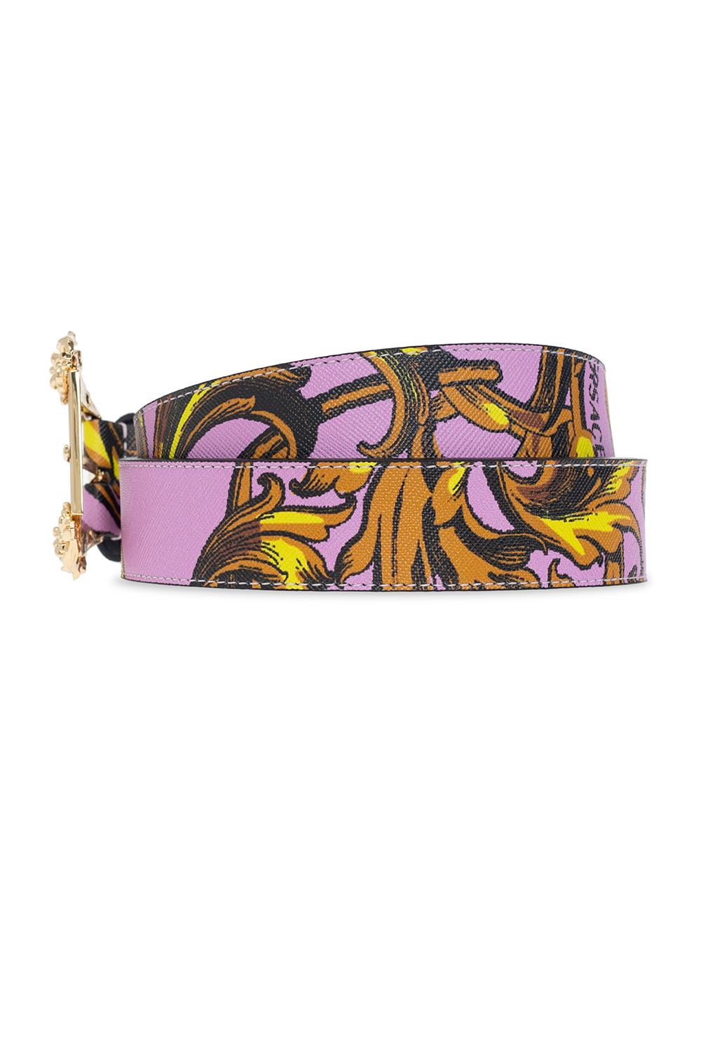 Versace Jeans Couture Leather belt with logo