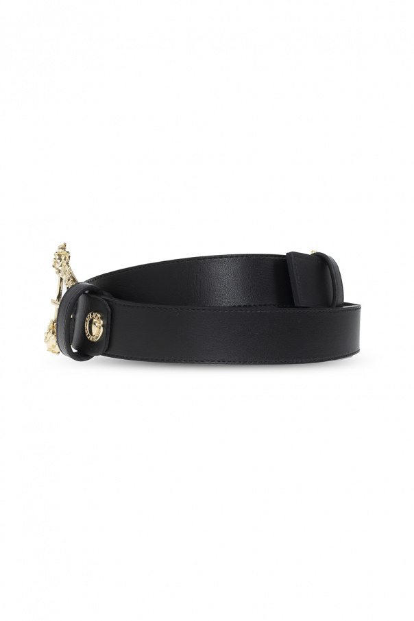 Versace jeans button Couture Leather belt