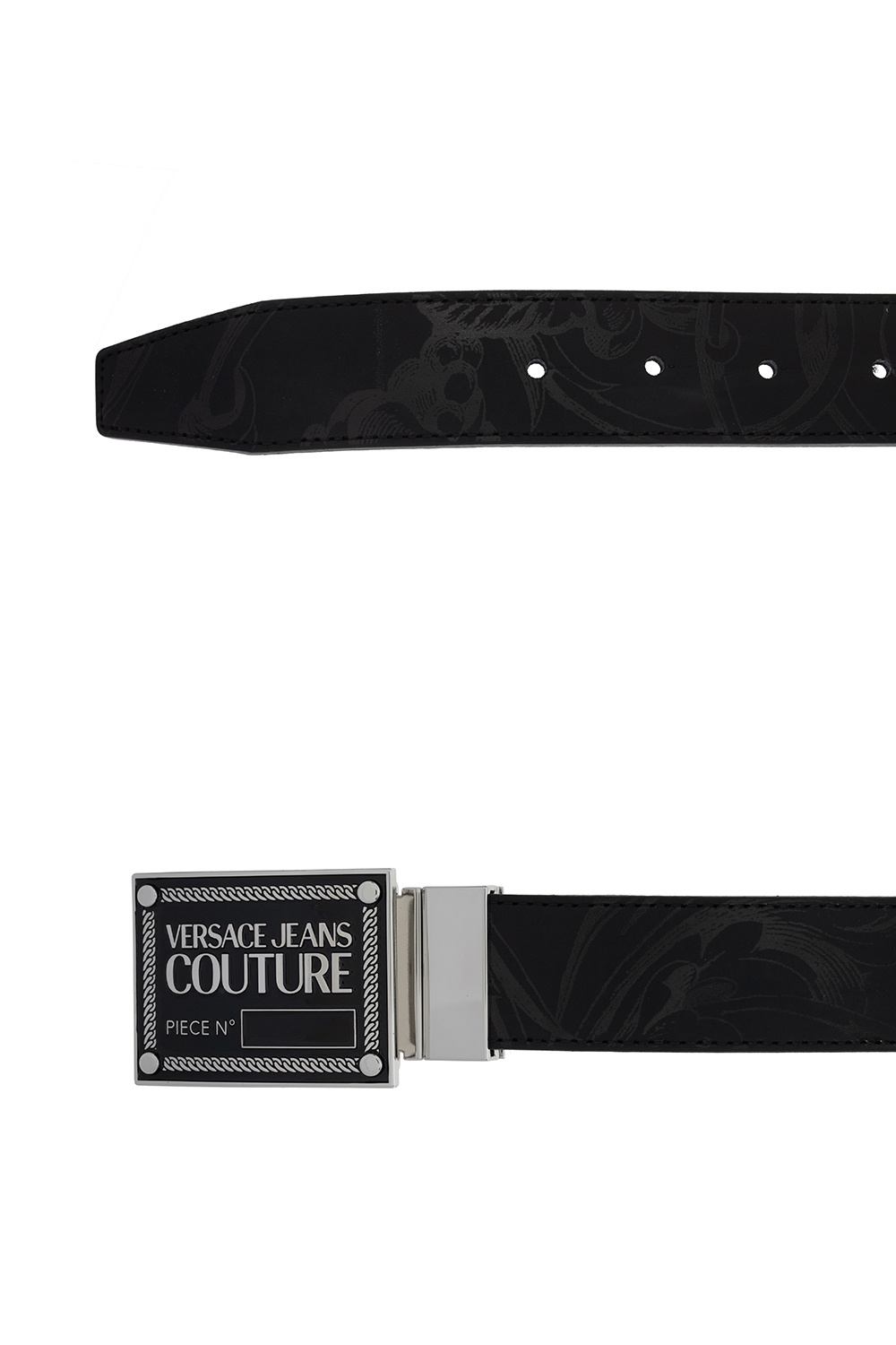 Versace Kids Shorts mit Logo-Bund Grün Reversible belt