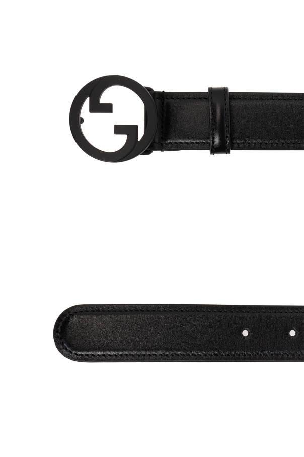 gucci cuir Belt with logo