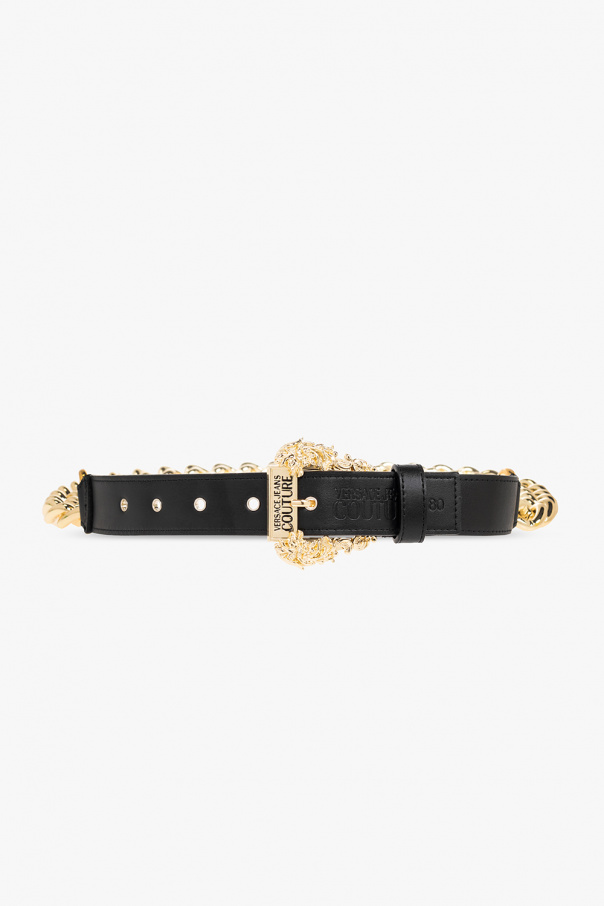 Versace Tulle Jeans Couture Chain-trimmed belt