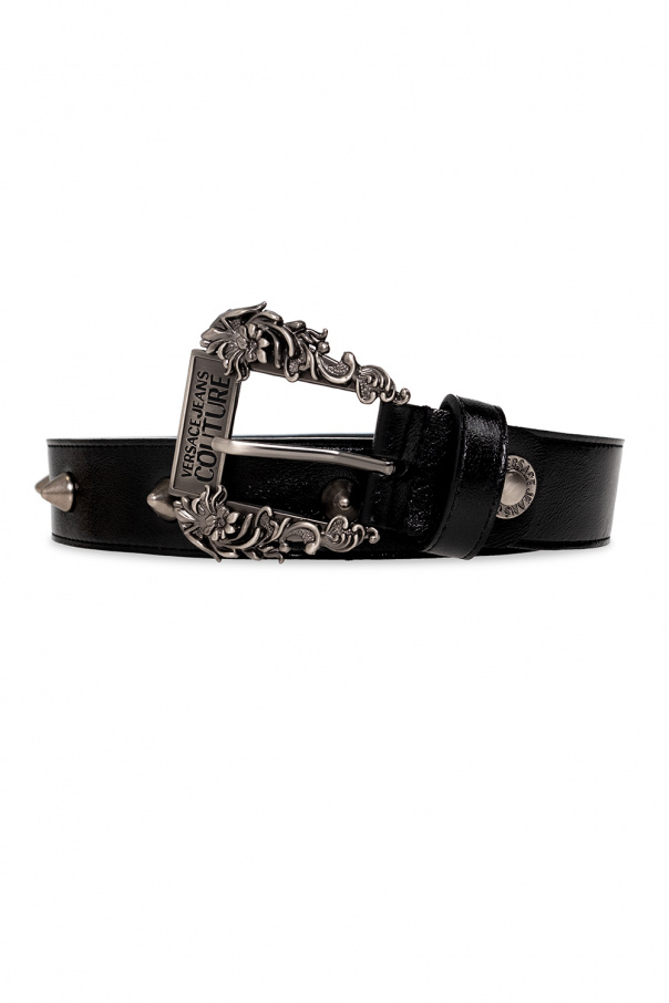 Versace much jeans Couture Leather belt