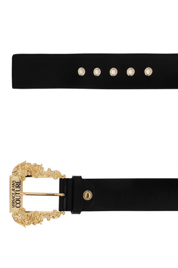 Versace jeans White Couture Leather belt