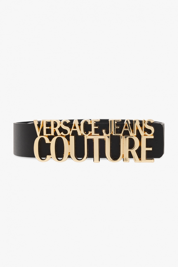 Versace Jeans Couture black lurex sheer dress