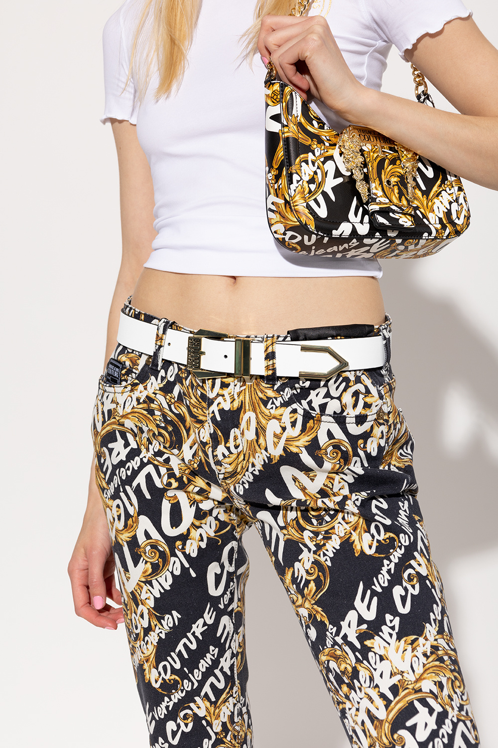 Versace Jeans Couture Leather belt