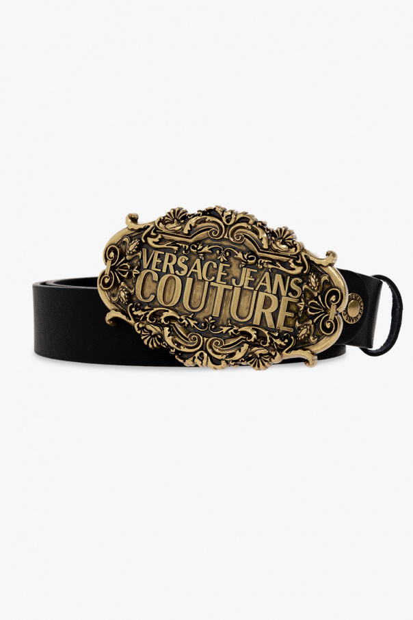 Versace Hanro Jeans Couture Belt with decorative buckle