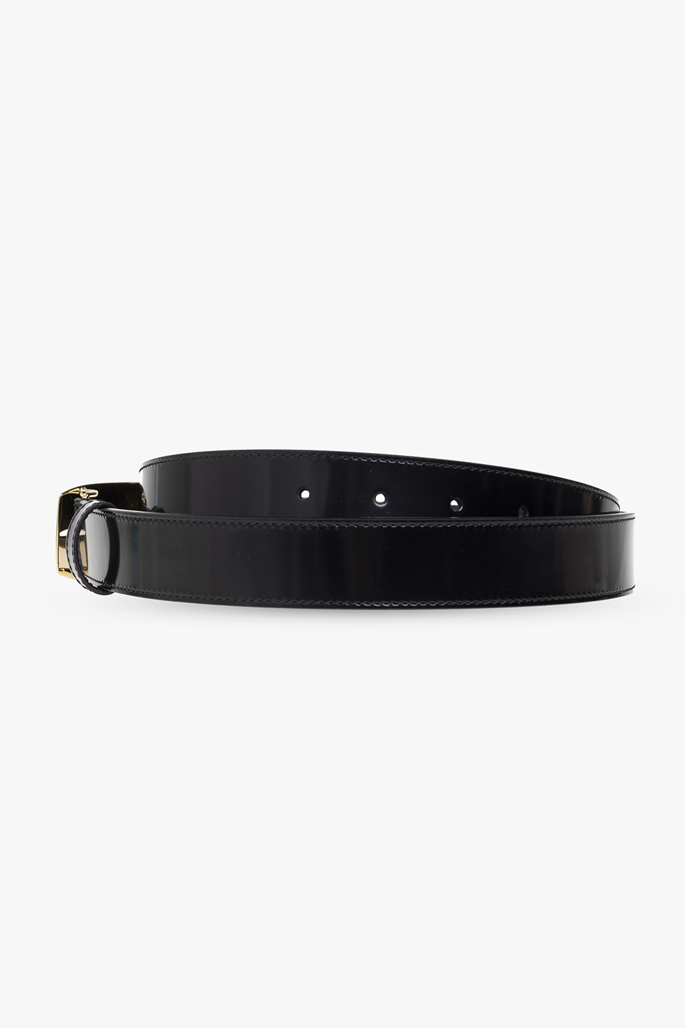 gucci noir Leather belt