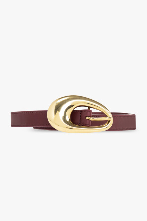 woven belt with buckle bottega veneta belt