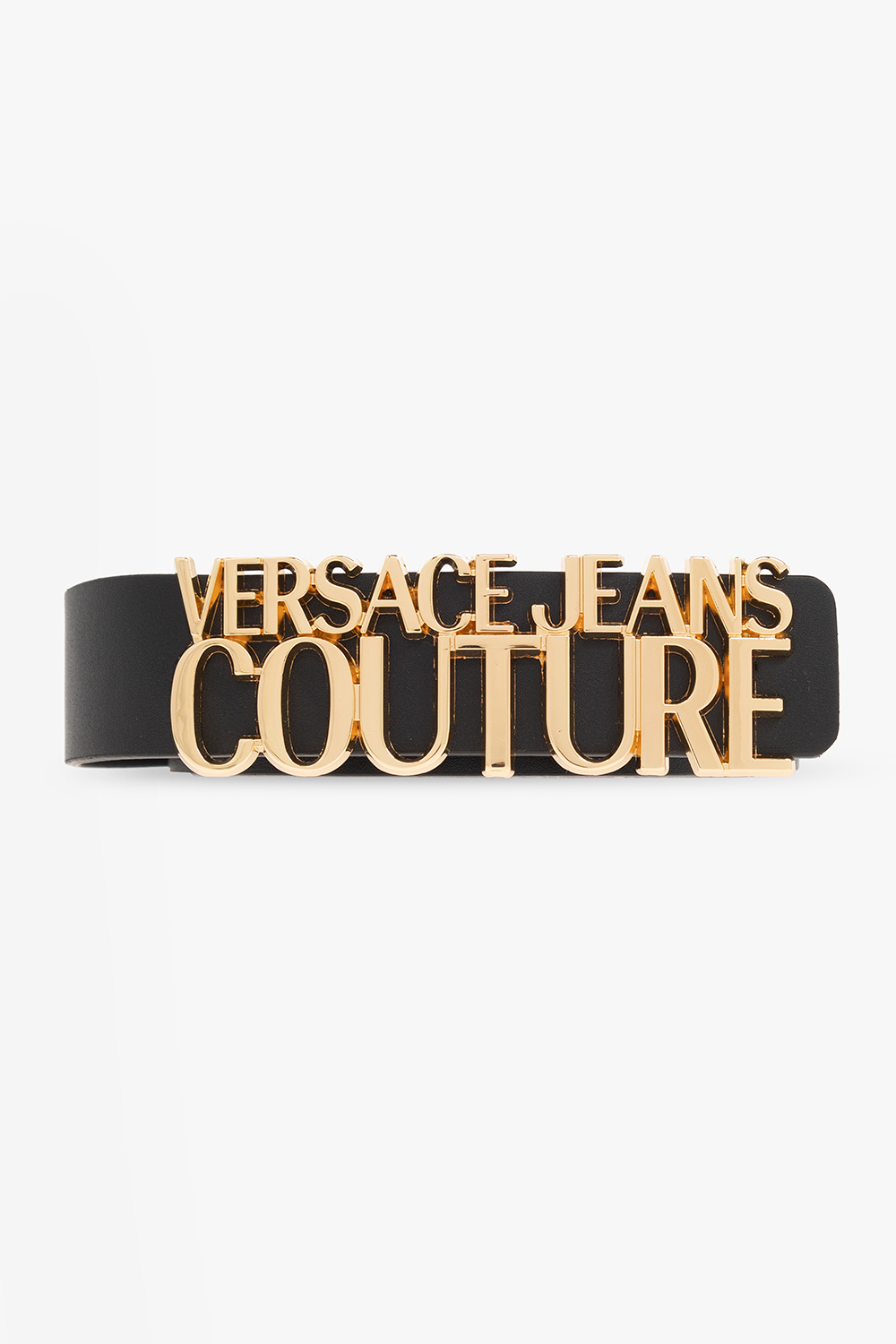 Versace Jeans Couture Logo Couture Legging in Gold & Black