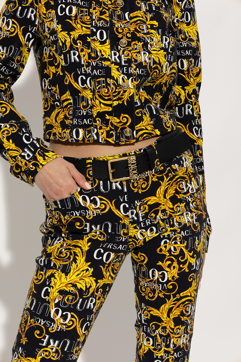 Versace Jeans Couture Leather belt