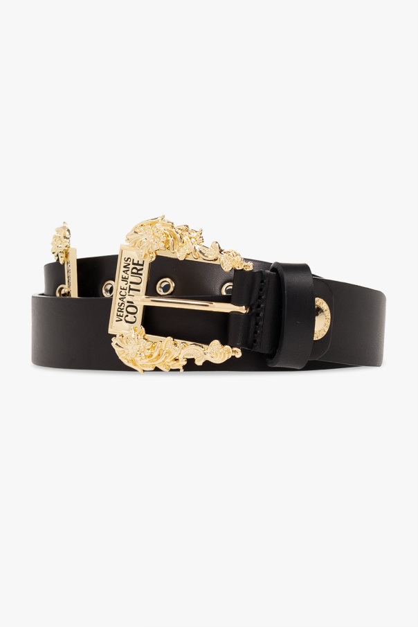 Versace Jeans micro Couture Leather belt
