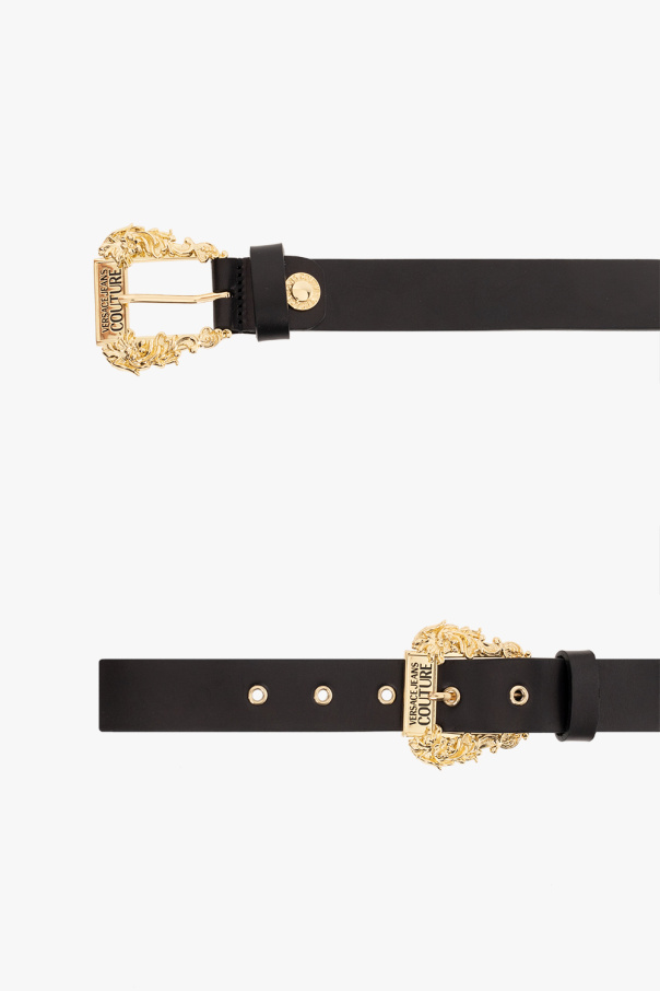 Versace Jeans micro Couture Leather belt