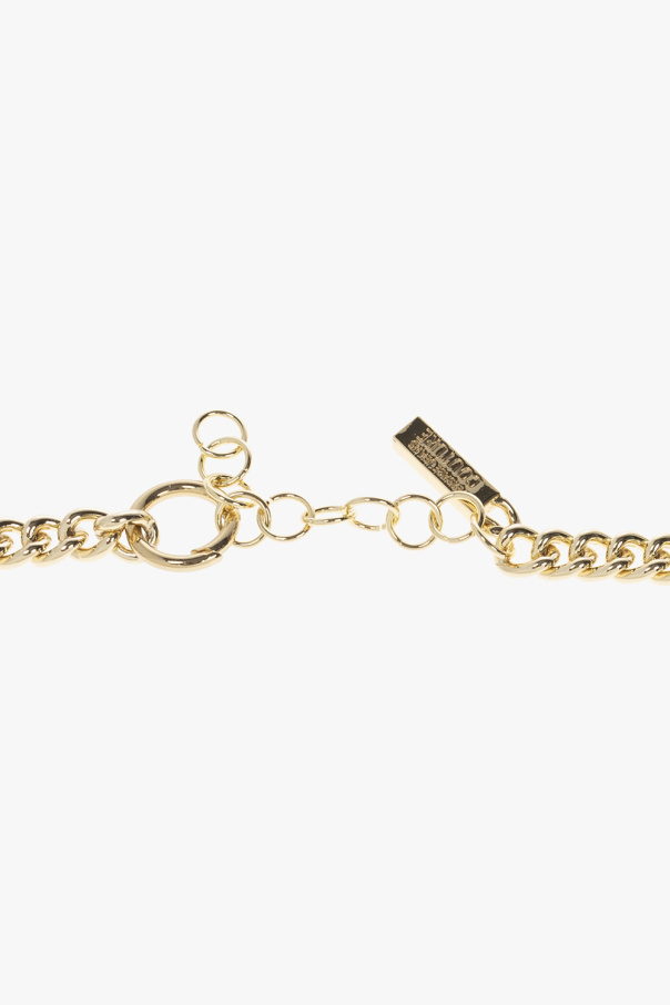 Versace grey Jeans Couture Chain-link belt