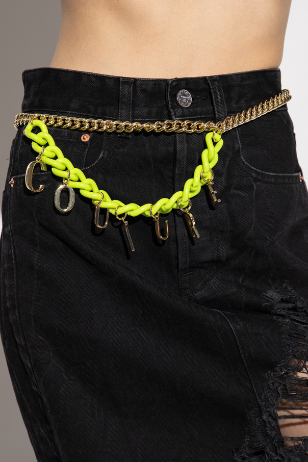 Versace Talk Jeans Couture Chain-link belt