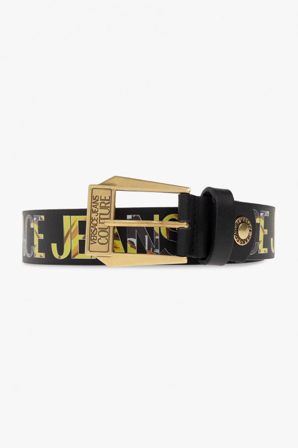 Versace Jeans rose Couture Leather belt