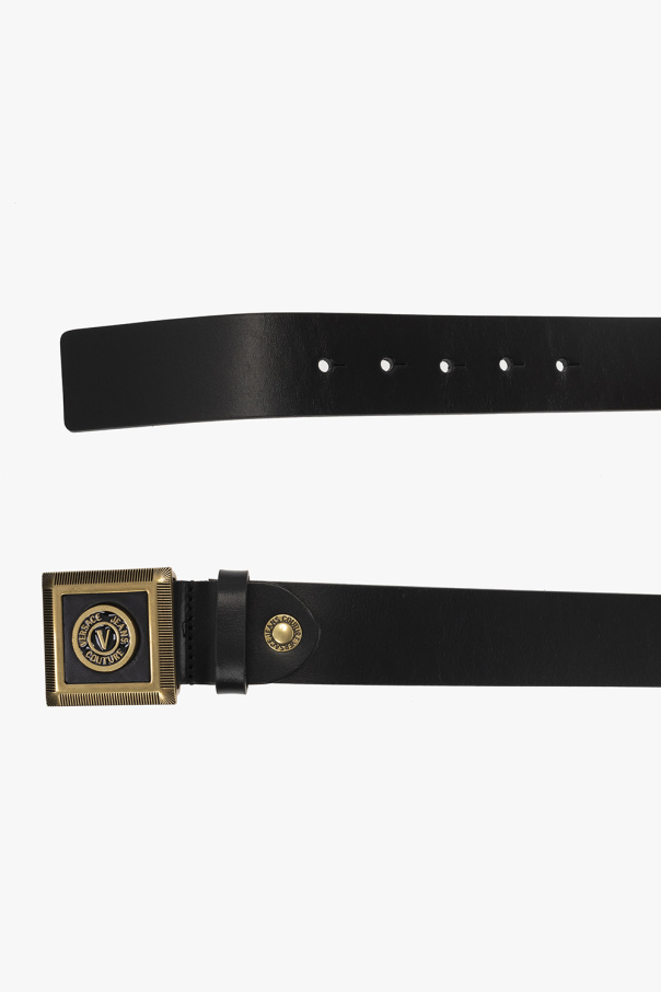 Versace Essential Jeans Couture Leather belt