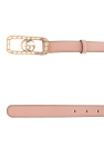 Gucci PINK Leather belt with logo