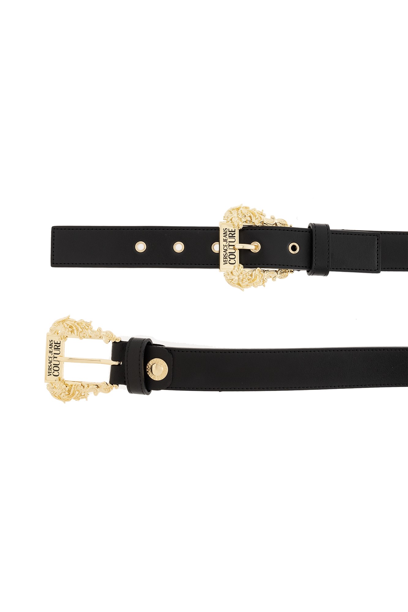 Isabel Marant Étoile contrast-stitch panelled leggings Leather belt