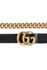 Gucci BLACK Belt with chain