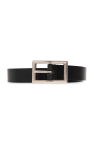 Saint Laurent BLACK Leather belt