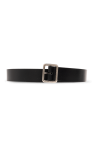 Saint Laurent BLACK Leather belt