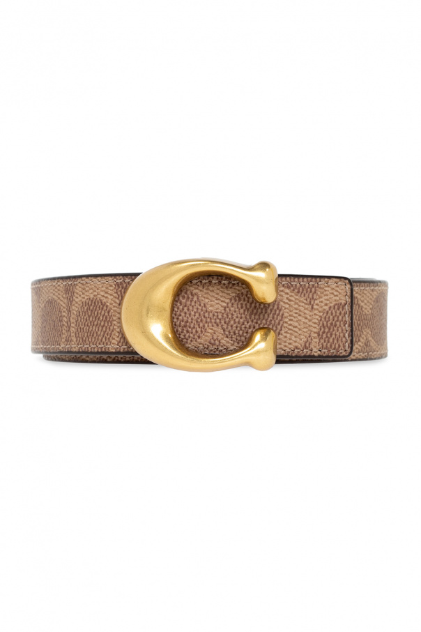 coach Against Belt with logo