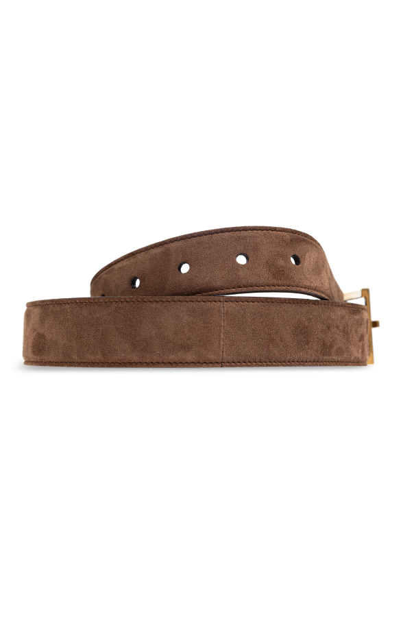 Saint Laurent Cinturón de ante