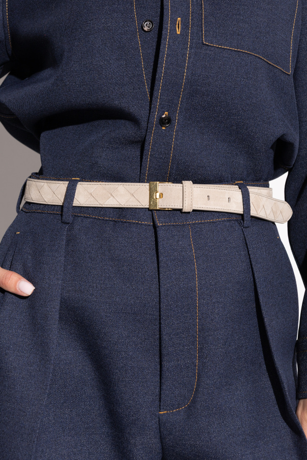 Bottega Veneta suede belt