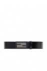 fendi degrade Leather belt