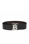 Burberry Leather belt with logo