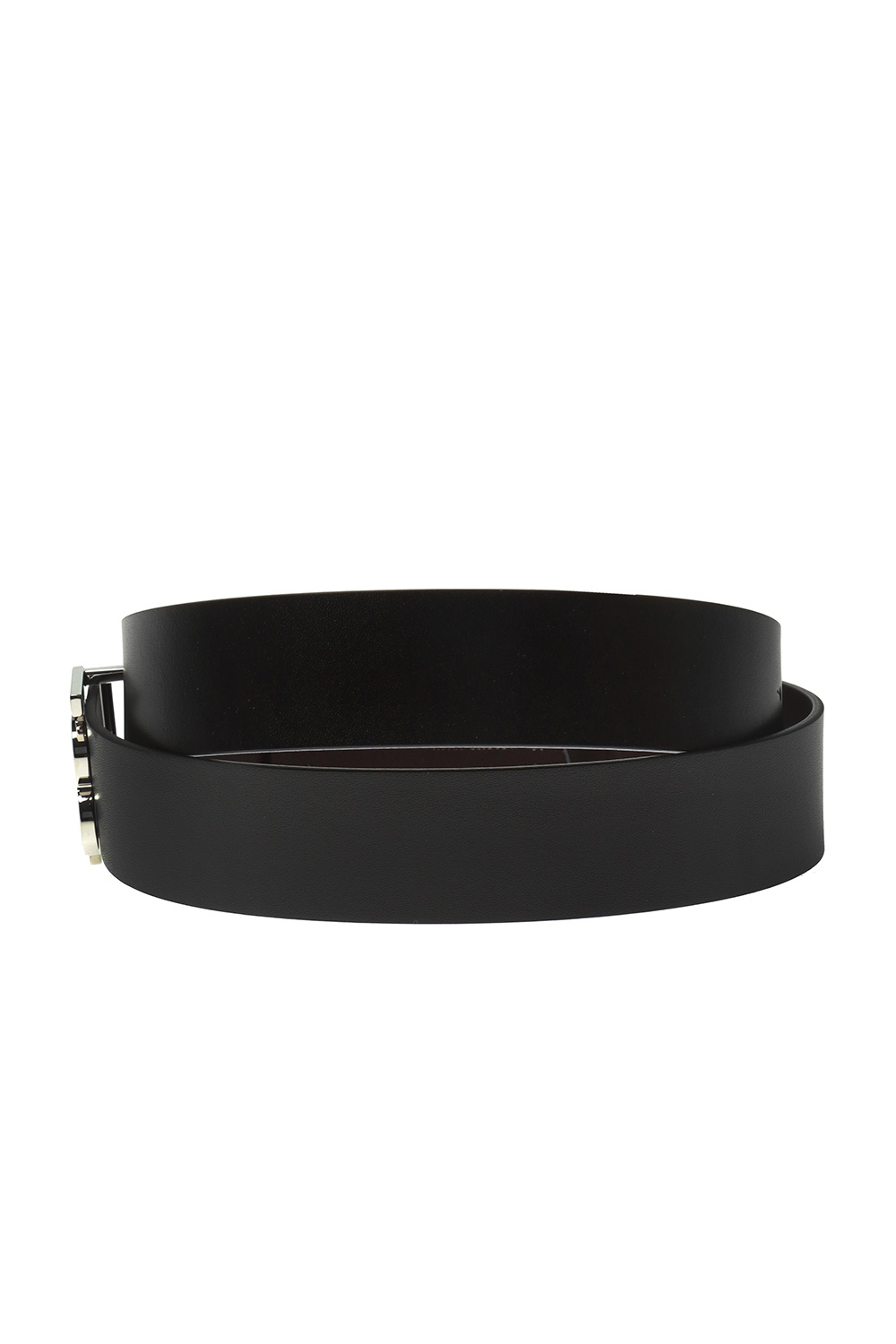 Burberry Leather belt with logo