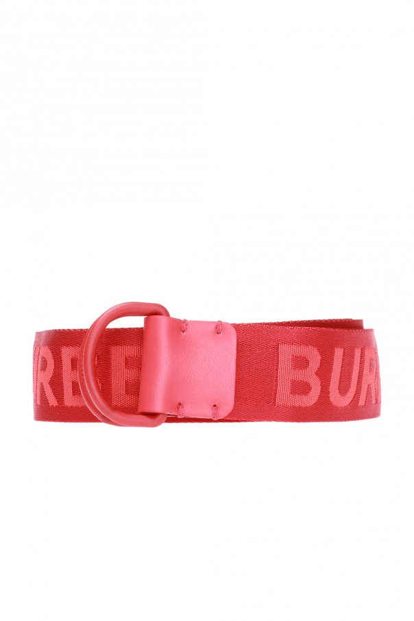 burberry belt red